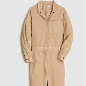 J Crew Foundry Chino Utility Coveralls Jumpsuit Size 8 NEW WITH TAG RETAIL $168